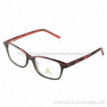 2014 Latest Spring Hinge Acetate Optical Eyeglasses Frame, Customized Logos Available